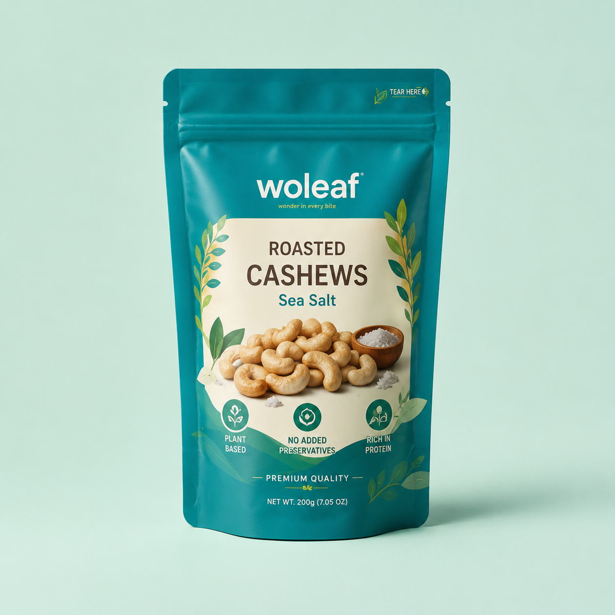 Snacks & Nuts packaging examples