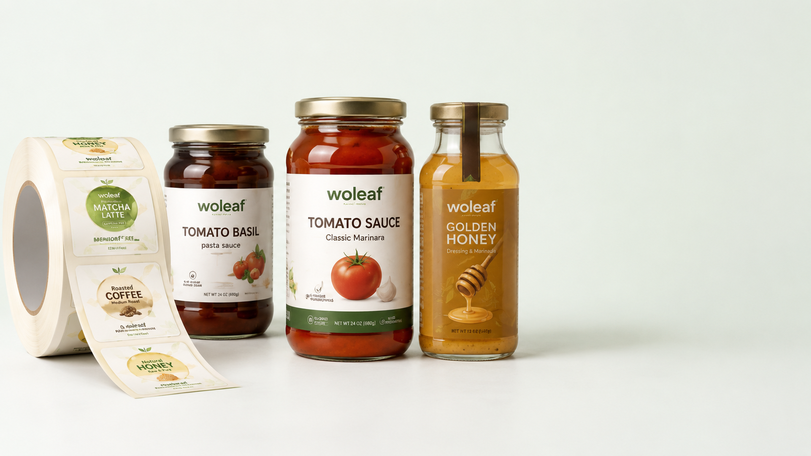 Food packaging material and label examples